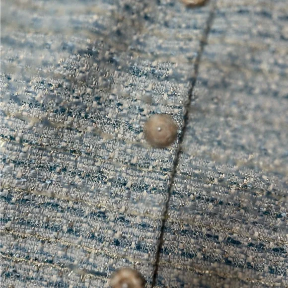 Rinah Tweed Button Down Mini Skirt Small - Picture 4 of 6